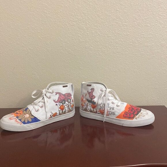 👟🛹BANGS ONE OF KIND HIGH-TOPS SKATE DESIGN SHOES 👞 - Picture 5 of 13